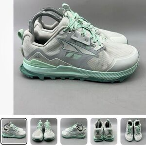 Altra Light Green and White Athletic Shoes Size 10
